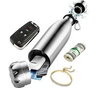Diversion Safe Water Bottle - Stainless Steel Bottle Safe Box with Hidden Compartment for Cards, Keys, Cash, and Valuables - Insulated Bottle for Hot and Cold Drinks - 18 Ounces