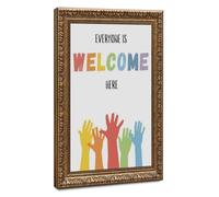 Diversity And Inclusion Classroom Positive Atmosphere(1) Canvas Poster Bedroom Decor Landscape Office Room Decor Gift 8" L X 12" W