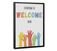 Diversity And Inclusion Classroom Positive Atmosphere(1) Canvas Poster Bedroom Decor Landscape Office Room Decor Gift 8" L X 12" W
