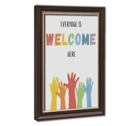 Diversity And Inclusion Classroom Positive Atmosphere(1) Canvas Poster Wall Art Decor Print Picture Paintings for Living Room Bedroom Decoration 16" L X 24" W