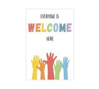 Diversity And Inclusion Classroom Positive Atmosphere(1) Canvas Poster Wall Art Decor Print Picture Paintings for Living Room Bedroom Decoration 8" L X 12" W