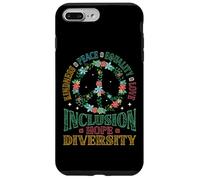 Diversity Equality Love Peace Flowers Social Justice Case for iPhone 7 Plus/8 Plus