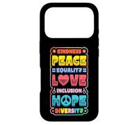 Diversity Equality Love Peace Human Rights Social Justice Case for iPhone 17 Pro