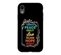 Diversity Equality Love Peace Human Rights Social Justice Case for iPhone XR
