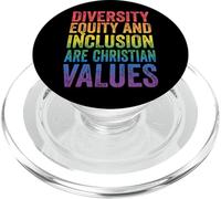 Diversity Equity And Inclusion Are Christian Values PopSockets PopGrip for MagSafe