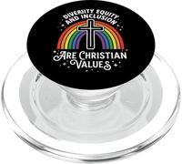 Diversity Equity And Inclusion Are Christian Values PopSockets PopGrip for MagSafe
