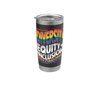 Diversity Equity Inclusion Belonging Stainless Steel Insulated Tumbler