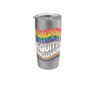 Diversity Equity Inclusion Belonging Stainless Steel Insulated Tumbler