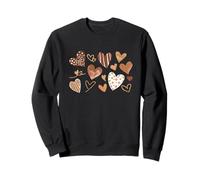 Diversity Heart Skin Tones Black Pride Melanin Kindness Sweatshirt