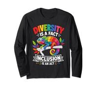 Diversity is a fact Inclusion is an Act Diversity Inclusion Long Sleeve T-Shirt
