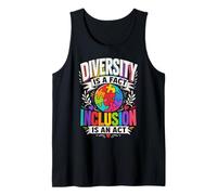 Diversity is a fact Inclusion is an Act Diversity Inclusion Tank Top