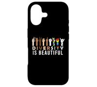 Diversity Is Beautiful ASL Sign Language Equity Inclusion Case for iPhone 17