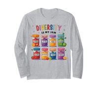 Diversity is My Jam Diversity Colorful Inclusion Awareness Long Sleeve T-Shirt