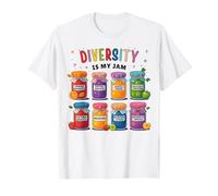 Diversity is My Jam Diversity Colorful Inclusion Awareness T-Shirt