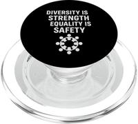 Diversity is Strength, Equality is Safety | Human Rights Day PopSockets PopGrip for MagSafe