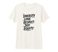Diversity Love Respect Joy Equitity Premium T-Shirt