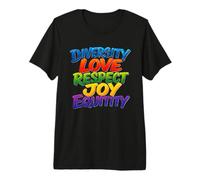 Diversity Love Respect Joy Equitity Premium T-Shirt
