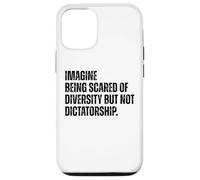 Diversity Over Dictatorship Bold Social Justice Statement Case for iPhone 12/12 Pro