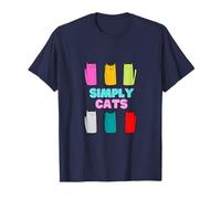 Divertente Grafica Amanti dei Gatti, semplici Gatti T-Shirt