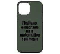 Divertente Grammatica L'Italiano è importante ma Matematica Case for iPhone 12 mini