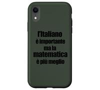 Divertente Grammatica L'Italiano è importante ma Matematica Case for iPhone XR