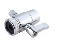 Faucet Diverter Valve with Aerator M22 Female Thread, Faucet Adapter for RO Tubing,Faucet Connector for Water Diversion,Faucet Tap for Countertop water Filter (Fits Single Way 1/4" OD Tubing)