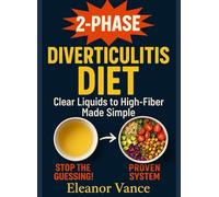 Diverticulitis 2-Phase Diet: 14-Day Flare Plan + 4-Week Fiber Rebuild: Clear liquids to high-fiber made simple - meal plans, low-residue recipes, and stepwise fiber ramp