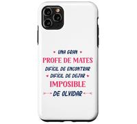 Divertido PROFE DE MATES mujer Una gran PROFE DE MATES Case for iPhone 11 Pro Max