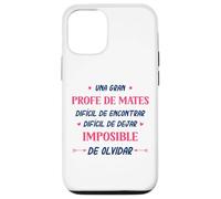 Divertido PROFE DE MATES mujer Una gran PROFE DE MATES Case for iPhone 12/12 Pro