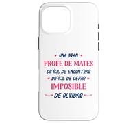 Divertido PROFE DE MATES mujer Una gran PROFE DE MATES Case for iPhone 16 Pro Max