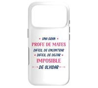 Divertido PROFE DE MATES mujer Una gran PROFE DE MATES Case for iPhone 17 Pro