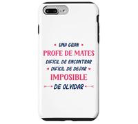Divertido PROFE DE MATES mujer Una gran PROFE DE MATES Case for iPhone 7 Plus/8 Plus