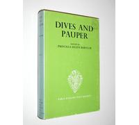 Dives and Pauper Text vol I: 275 (Early English Text Society Original Series)