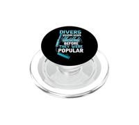Dives Wearing Masks Before They Were Popular Fun Scuba Dive PopSockets PopGrip for MagSafe