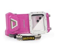 DIVEVOLK SeaTouch 4 Max Plus 60m Waterproof Case for iPhone 13/13 Pro/13 pro max/14/14 PRO/14 PRO MAX/15/15 PRO/15 PRO MAX/16/16 PRO/16 PRO MAX Pink