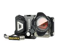 Divevolk SeaTouch 4 Max Plus Ocean Kit, Waterproof Smartphone Housing, Compatible with iPhone and Android, with Wide-angle Lens and Accessories