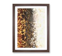 Divided Abstract Framed Print | A2 Walnut Framed Wall Art | Ready to Hang | Abstract Fantasy Picture | Living Room Bedroom Lounge Office