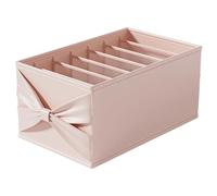 Divided Clothes Organizer - Wardrobe Storage Bin | Compact Storage Solution with Divider for Jeans, Shirts, Pants, Home, Apartment, Farmhouse, Dorm, Bedroom