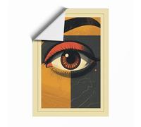 Divided Eye Expressionism Unframed Wall Art Print A2 (59.4×42cm), Wall Decor for Living Room, Bedroom, Office & Home, Art Gift