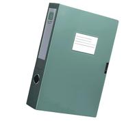 Divided File Organizer Case for Reports and Contract, Green | Clear Front Label Window, Lightweight File Case Design, Portable Storage for Exam Papers and Study Materials