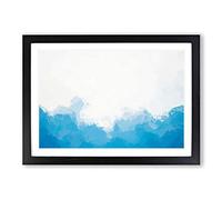 Divided in Abstract Framed Print | A2 Black Framed Wall Art | Ready to Hang | Abstract Fantasy Picture | Living Room Bedroom Lounge Office