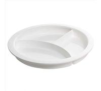 Divided Plate - Portion Plate - Adult Sectioned Eating Aid (White)