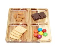 Divided Serving Tray - Functional Layout Design Serving Platter, Spill-Resistant Design Snack Platters | Platter Trays for Appetizer Veggie Sushi Snacks Fruit Dessert Cake Home Restaurant