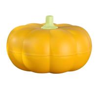Divided Serving Tray - Pumpkin Snack Bowl Set | 2-tier Halloween pumpkin serving tray with removable divided compartments for sweet fruit snacks