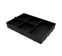Divided silicone storage tray for Smores Station, helps keep different ingredients separate for fresh serving and easy cleanup after use (black)