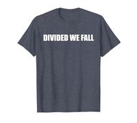 Divided We Fall T-Shirt, Men, Heather Blue, S
