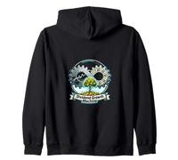 Dividend Growth Machine Stock Market Trader Gift Zip Hoodie