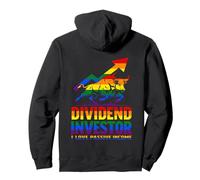 Dividend Investor Bullish Passive Income Rainbow Theme Pullover Hoodie