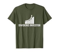 Dividend Investor T-Shirt, Men, Olive Green, 3X-Large