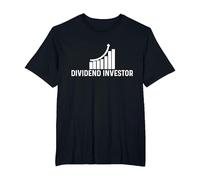 Dividend Investor T-Shirt, Men's Big and Tall, Black, 4X Tall